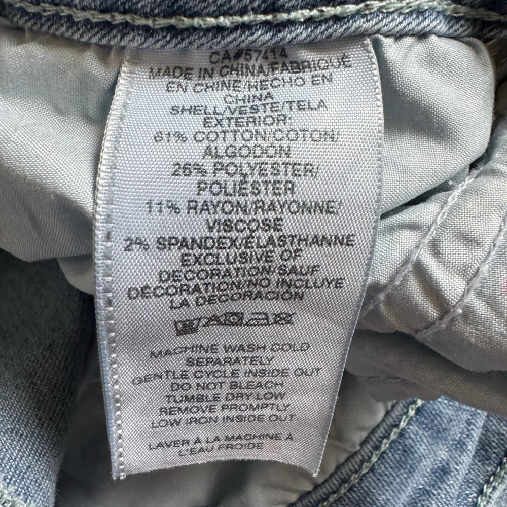 True Religion Halle High Rise Super Skinny Jeans Light Blue size 30 - Picture 12 of 14